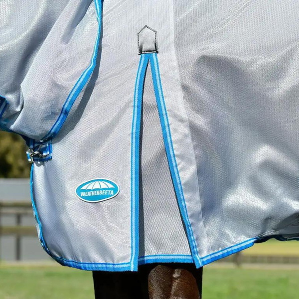 Weatherbeeta Comfitec Hexi Shield Combo Neck Fly Rug 1024529 - Silver